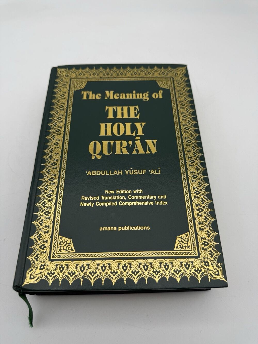 The Meaning of The Holy Qur'an (2002) Amana ABDULLAH YUSUF ALI Arabic Book ISLAM
